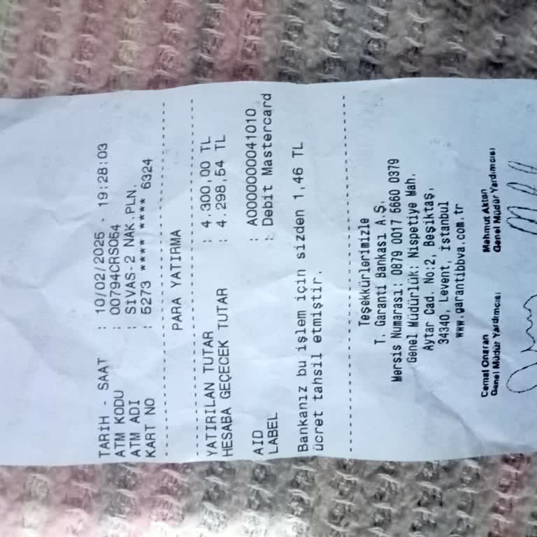 ATM İşlemindeki Hata Nedeniyle Mağduriyet