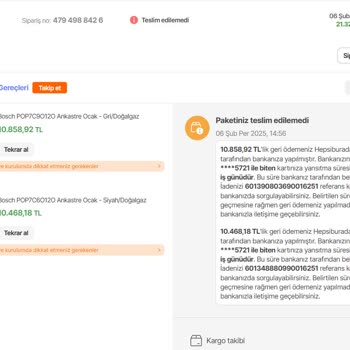 Hepsiburada'da Sipariş Ve İade Karmaşası: 60 Bin TL'lik Mağduriyet