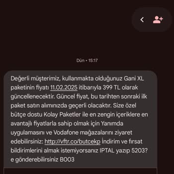 Haksız Zam Ve Yetersiz Müşteri Hizmeti