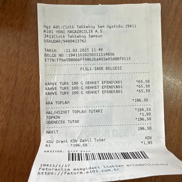 Yanlış Etiket Fiyatı Ve Kötü Muamele: A101 Tekkeköy Çinik Şubesi