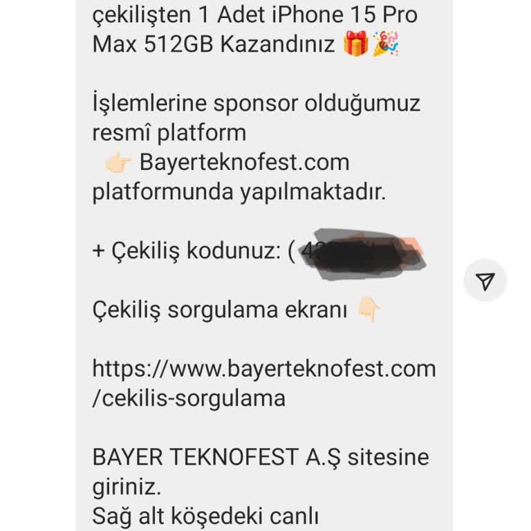 Bayer Teknofest Diye Yapılan Çekiliş Yanıltması