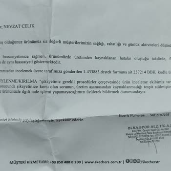 Skechers Ayakkabılarının Kalitesizliği Ve Müşteri Hizmetleri Sorunu