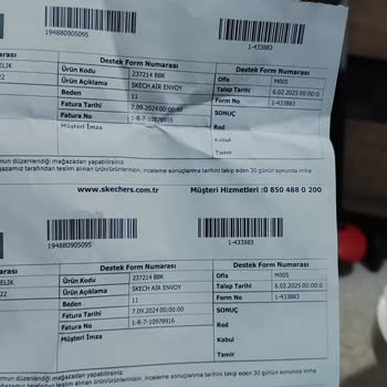 Skechers Ayakkabılarının Kalitesizliği Ve Müşteri Hizmetleri Sorunu