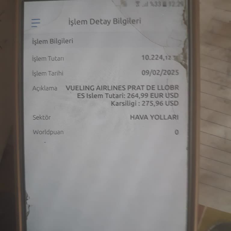 İzinsiz Kredi Kartı Harcaması