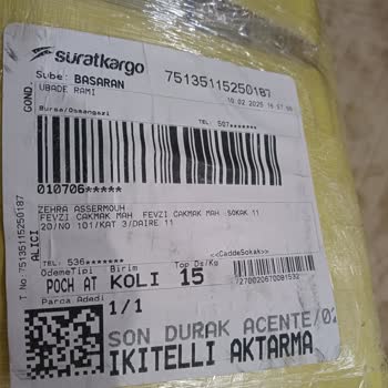Yanıltıcı Kargo Şirketi Bilgisi