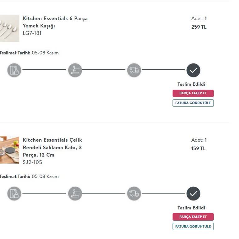 Vivense'den Aldığım Ürünler Teslim Edilmedi Ve İletişim Kurulamıyor
