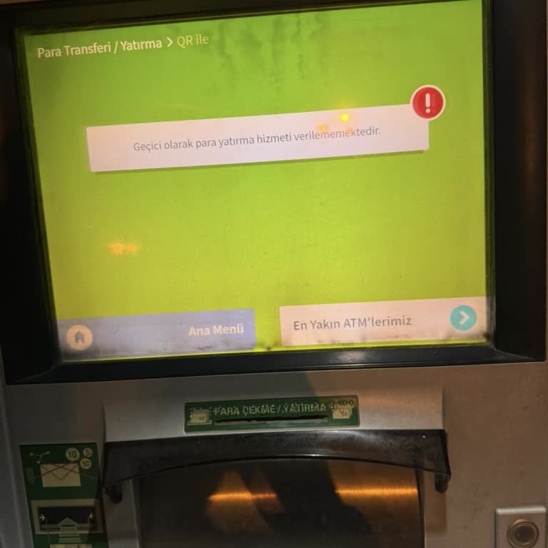 Acil Durumda ATM'de Sıkışan Para Krizi
