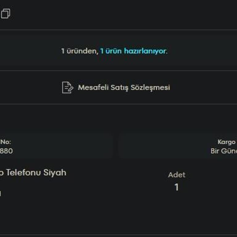 Siparişin Kargoya Verilmemesi Ve Müşteri Hizmetleri Sorunu