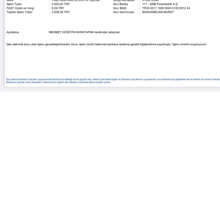 Para Yatırma Sorunu