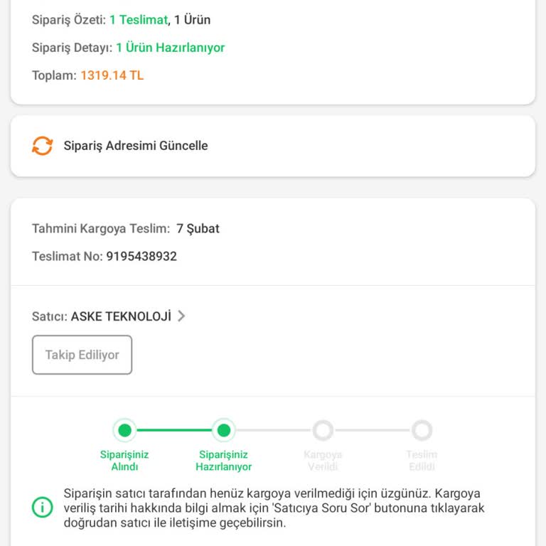 Dijital Ürün Siparişimde 8 Gündür Çözülmeyen Sorun