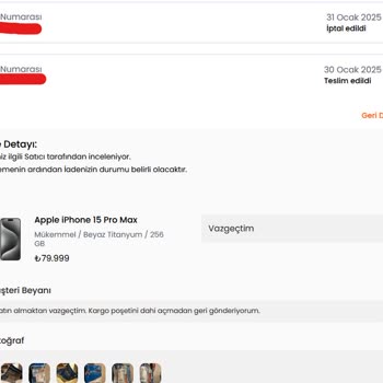 İptal Edilen Sipariş Ve İade Sorunlarıyla Mağduriyet