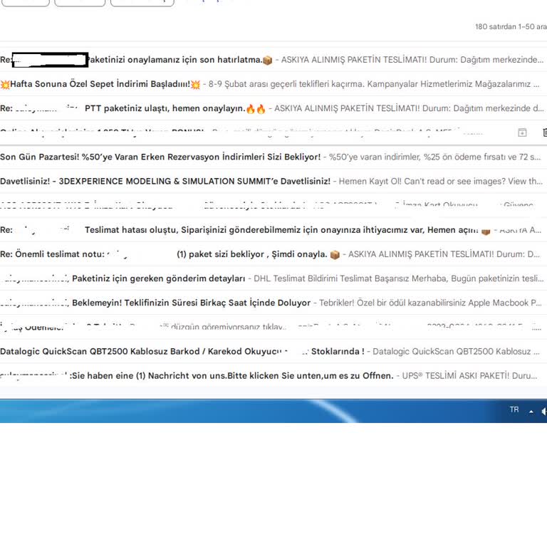 Tanınmış Kargo Şirketleri Adına Gelen Sahte E-Posta