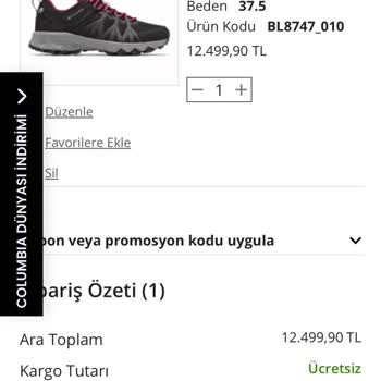 Stok Hatası Mı, Fiyat Oyunu Mu? Columbia'dan Şaşırtan Deneyim