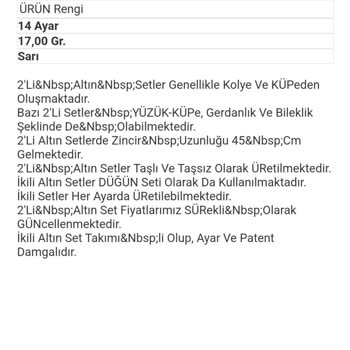 Hepsiburada'da Eksik Gramajlı Altın Seti Sorunu