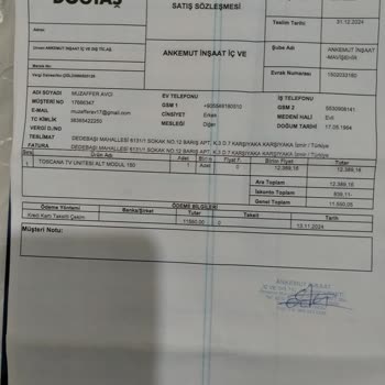 Yanlış Montaj Ve İletişimsizlik Mağduriyeti