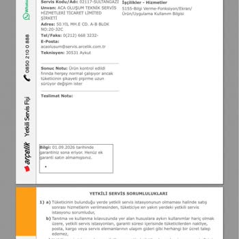 Arçelik Fırın Kabusu: Fabrikasyon Hatalar Ve Bitmeyen Servis Sorunları