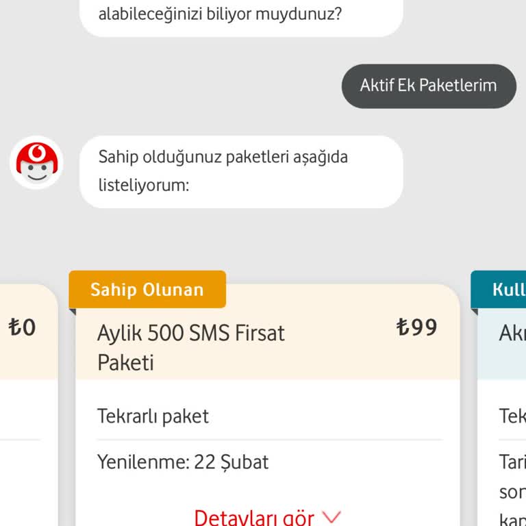 Yanlış Paket Bilgilendirmesi Mağduriyeti