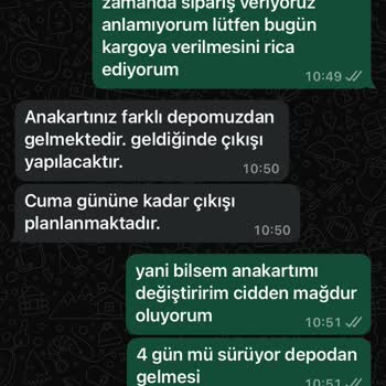 Siparişin Teslim Edilmemesi Ve Müşteri Hizmetleri Sorunu