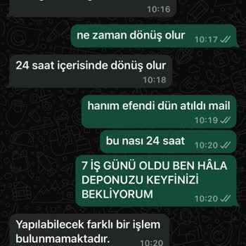 Siparişin Teslim Edilmemesi Ve Müşteri Hizmetleri Sorunu