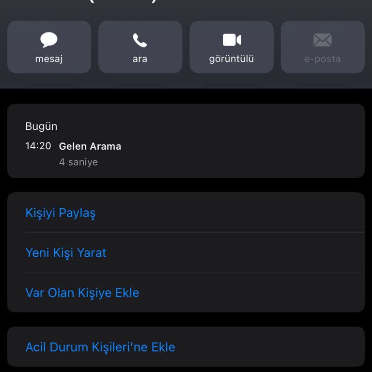 Gizli Numaradan Gelen Sessiz Aramalar