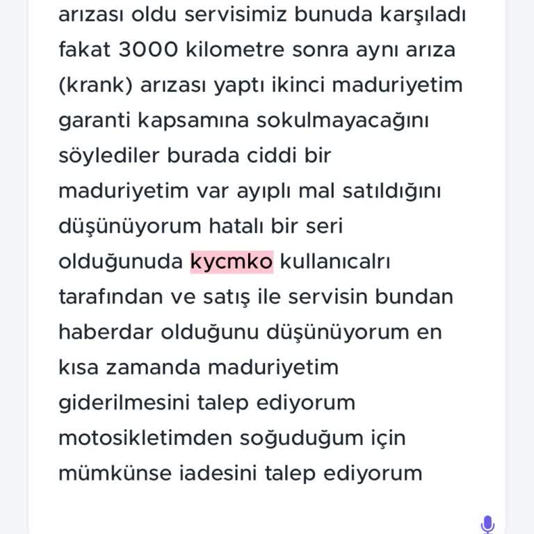 Tekrarlayan Arızalar Ve Garanti Sorunu