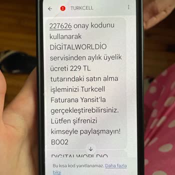 Turkcell Hattıma Yanlış Ücret Yansıtıldı: Para İadesi Talep Ediyorum