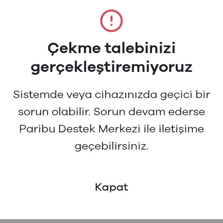 Paribu Hesabım Üzerindeki Kısıtlamalar Ve Mağduriyet