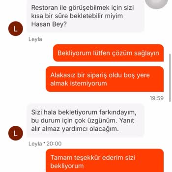 Yanlış Sipariş Ve Yetersiz Müşteri Hizmeti Deneyimi