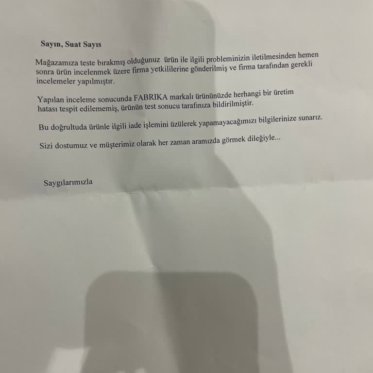 Boyner'den Aldığım Pantolon İlk Yıkamada Küçüldü Ve Boya Attı