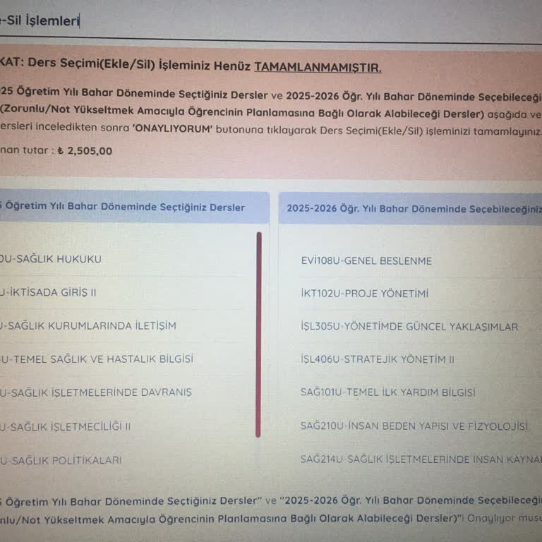 AÖF Kayıt Ücretleri Ve Eğitim Sistemi Hakkında Hayal Kırıklığı