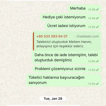 Siparişim Gönderilmedi Ve İade Yapılmadı!