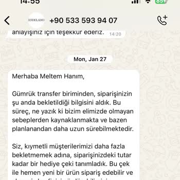 Siparişim Gönderilmedi Ve İade Yapılmadı!
