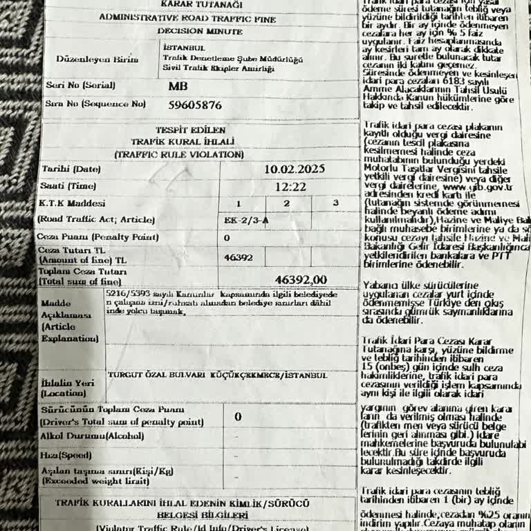 Haksız Cezai İşlem Ve Yetersiz Müşteri Hizmeti Mağduriyeti