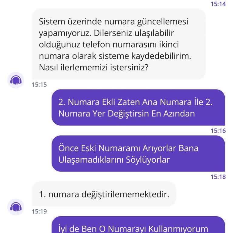 Getir Uygulamasında Numara Güncelleme Sorunu