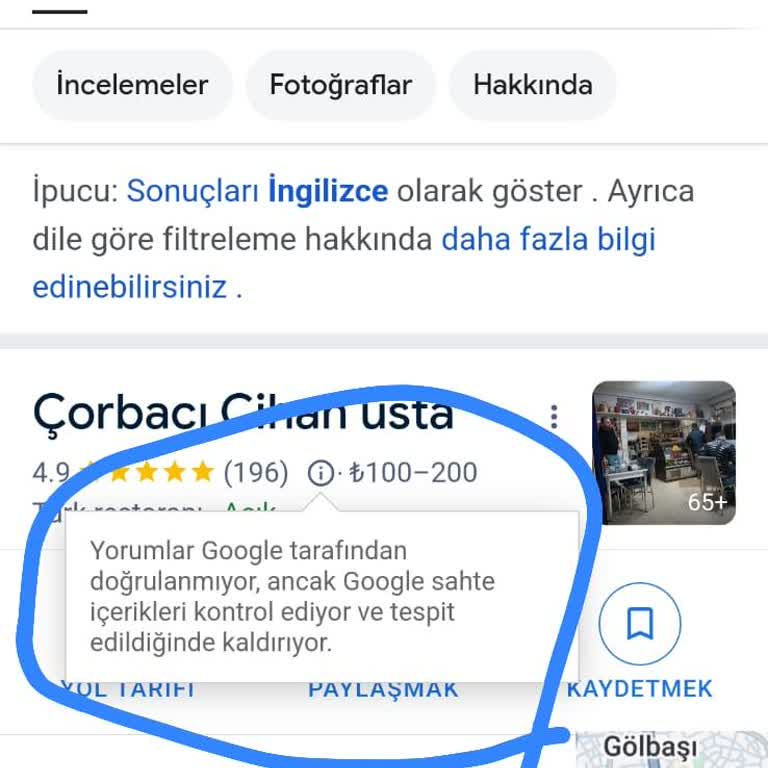 Google Yorumlarının Sebepsiz Silinmesi Ve İletişim Eksikliği