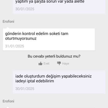 Bozuk Ürün Ve İade Sorunu