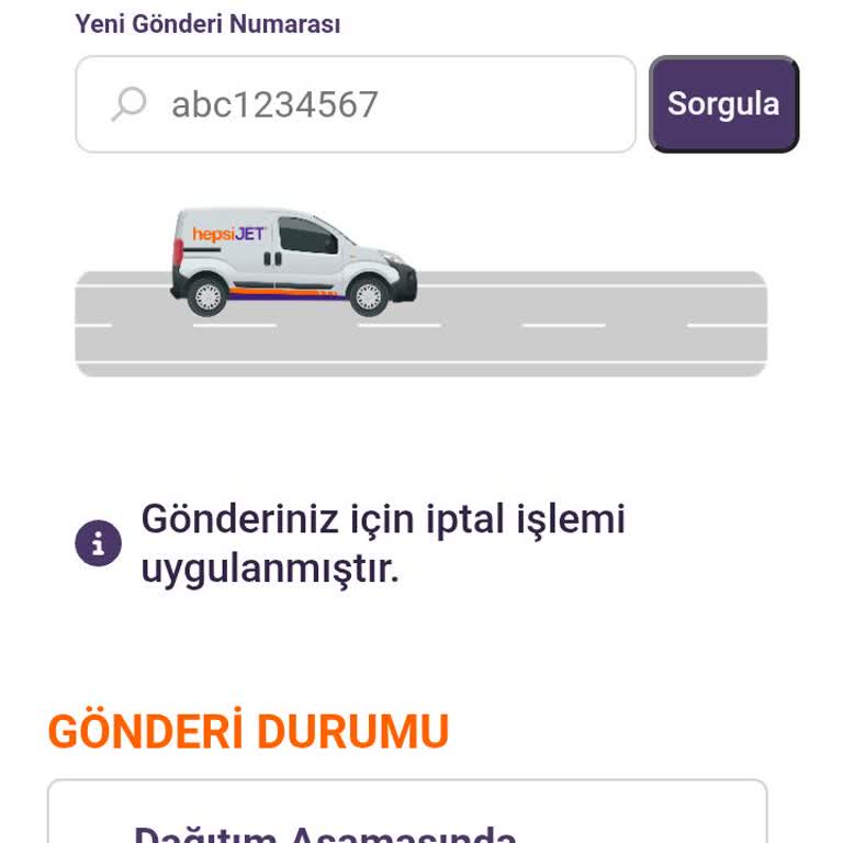 Kargom Adresime Gelmeden İptal Edildi!