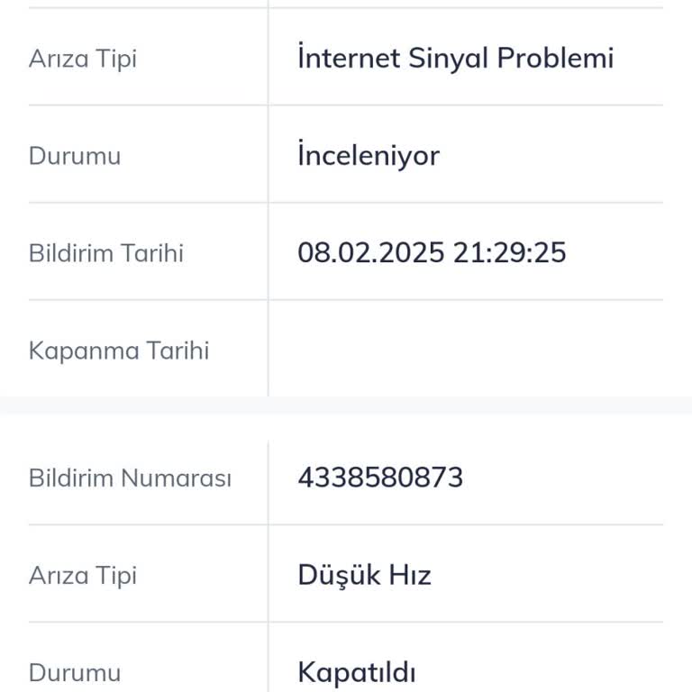 İnternet Kesintisi Ve Müşteri Hizmetlerine Ulaşamama Sorunu