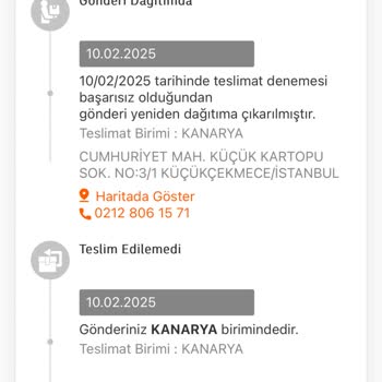 Yanlış Adrese Gönderilen Ürün Ve İletişim Sorunu