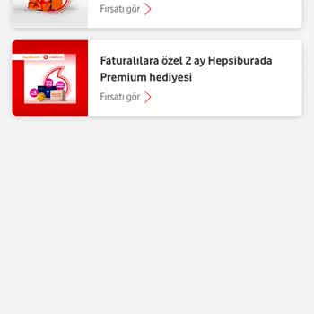 Vodafone Tarife Değişikliği Sonrası Eksik Kampanya Tanımlaması
