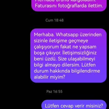 İletişimsizlik Ve Geciken Ücret İadesi Sorunu