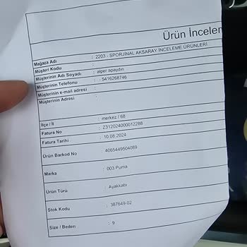 Garantili Ayakkabıda Açılma Ve İlgisizlik