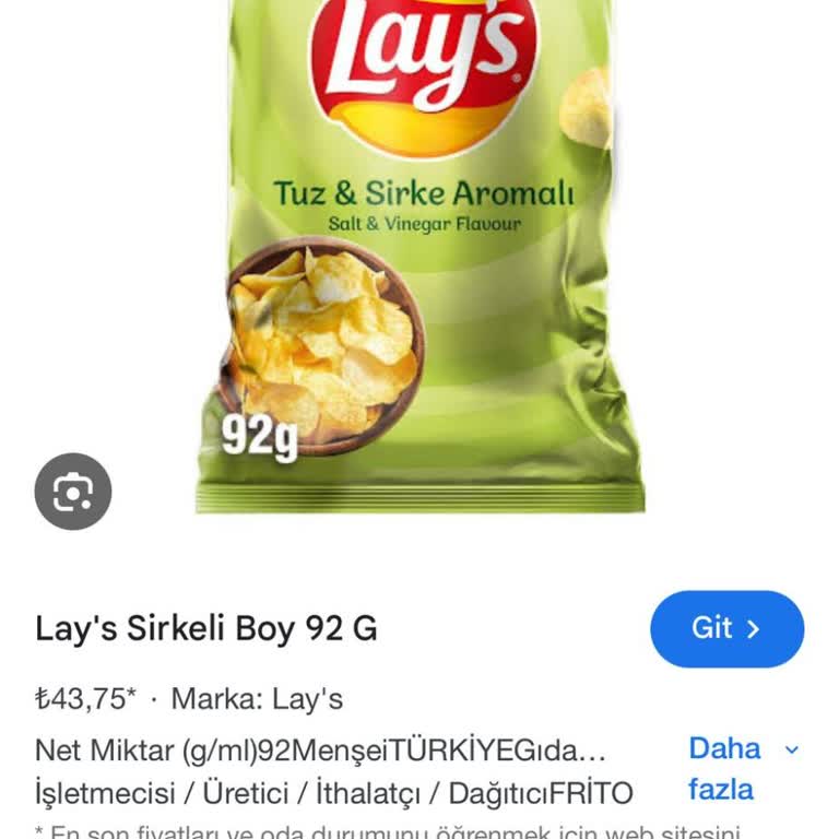 Sirkeli Cips Nerede? Bulamıyoruz!