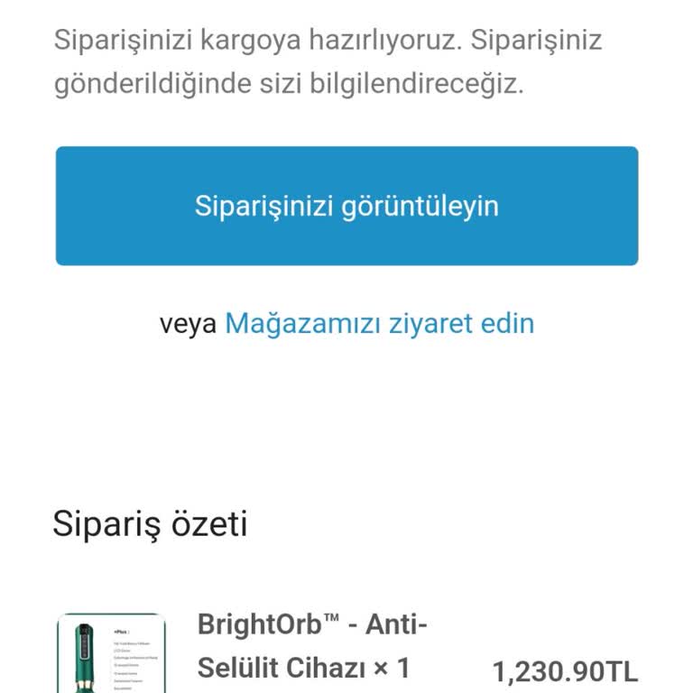 Beklenen Masaj Aleti Ve İade Sorunu