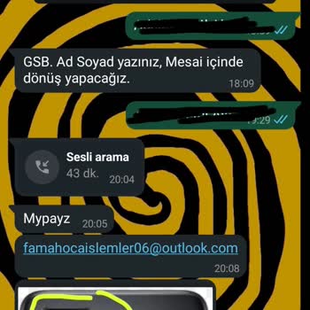 Burs Başvurusu Sonrası Şüpheli İletişim Ve Güvenlik Endişesi