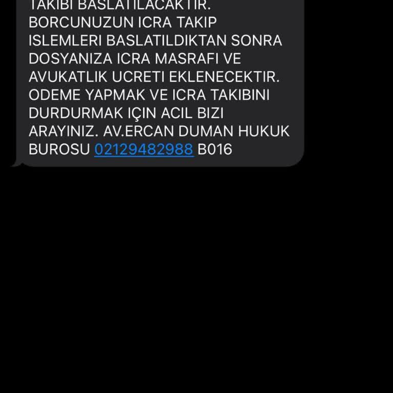 Vodafone'da Yanıltıcı Borç Ve İcra Sorunu