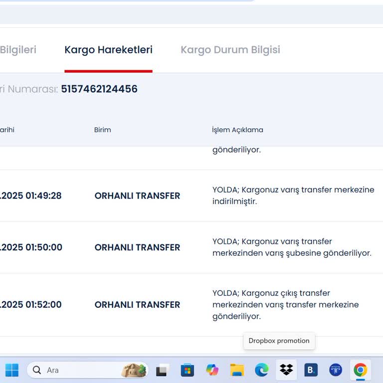 Aras Kargo'nun 5 Gündür Teslim Edilemeyen Kargosu