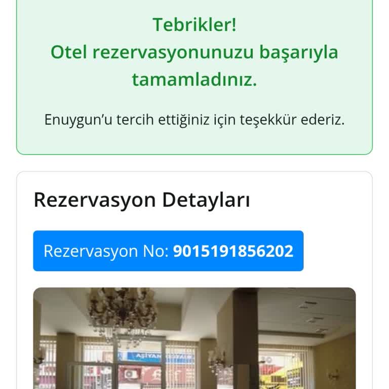 Enuygun.com Otel Rezervasyonunda İletişim Sorunları!
