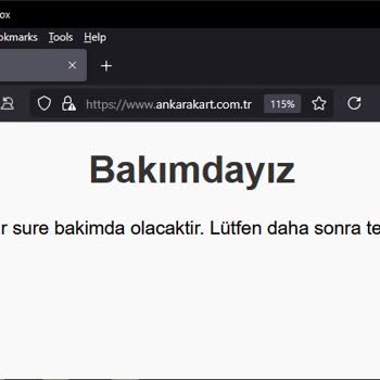 Ankara Kart Web Sitesi Bakımda, Mobil Uygulama Ücret Kesiyor