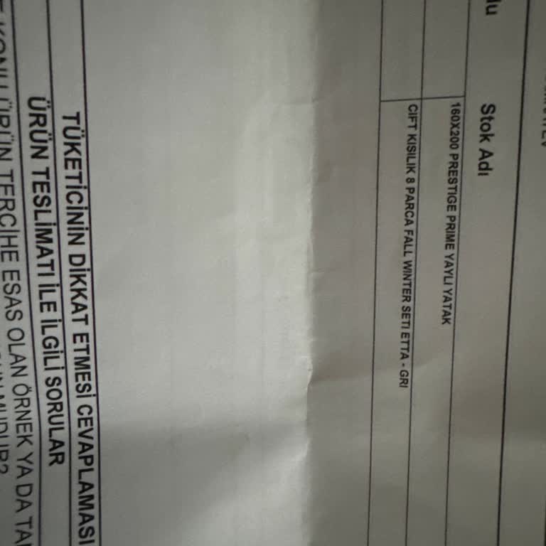 Yataş Yatak Kokusu Mağduriyeti Ve Ek Ücret Talebi